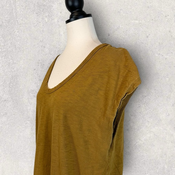 Universal Thread Brown Sleeveless Midi Dress V-Neck Side Slits Size XL - Picture 4 of 11